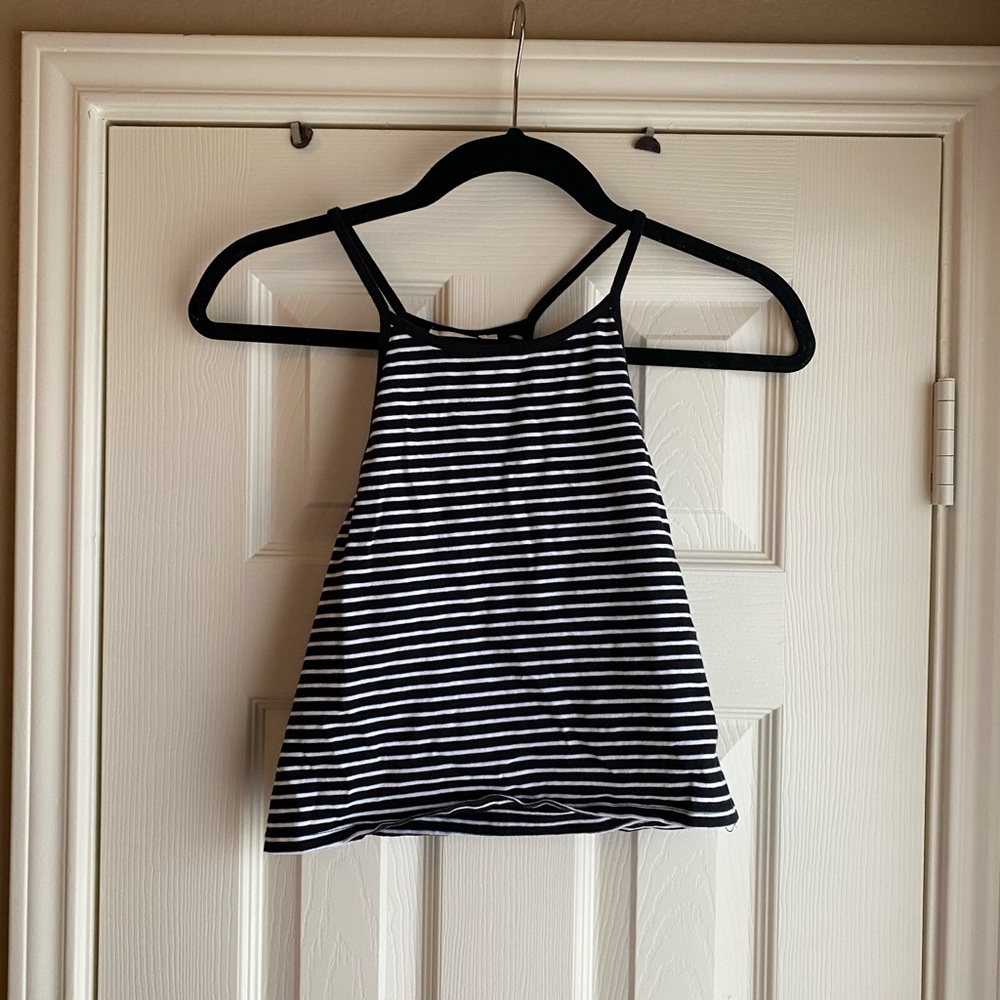 Striped Crop Top